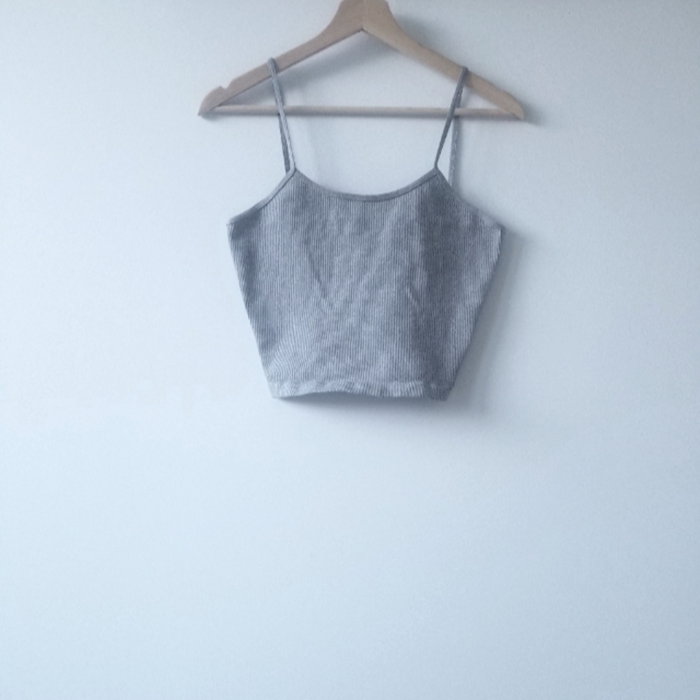 Free People Strappy Back Tighten Up Tank Grey XS/S